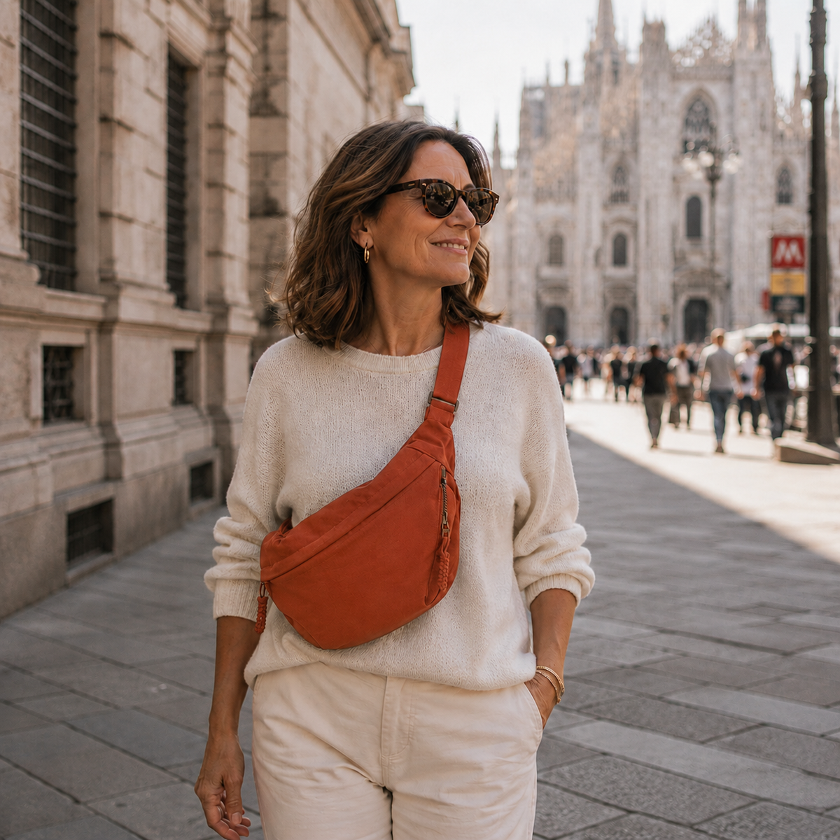 Vera | Bolso de hombro naranja
