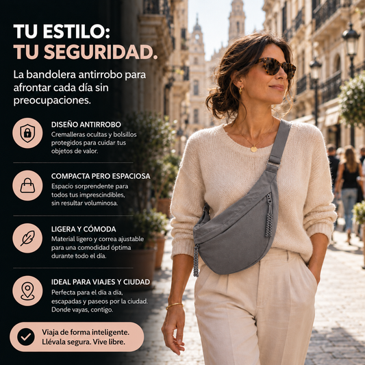 Victoria | Bolso de hombro gris