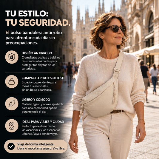Claudia | Bolso de hombro beige
