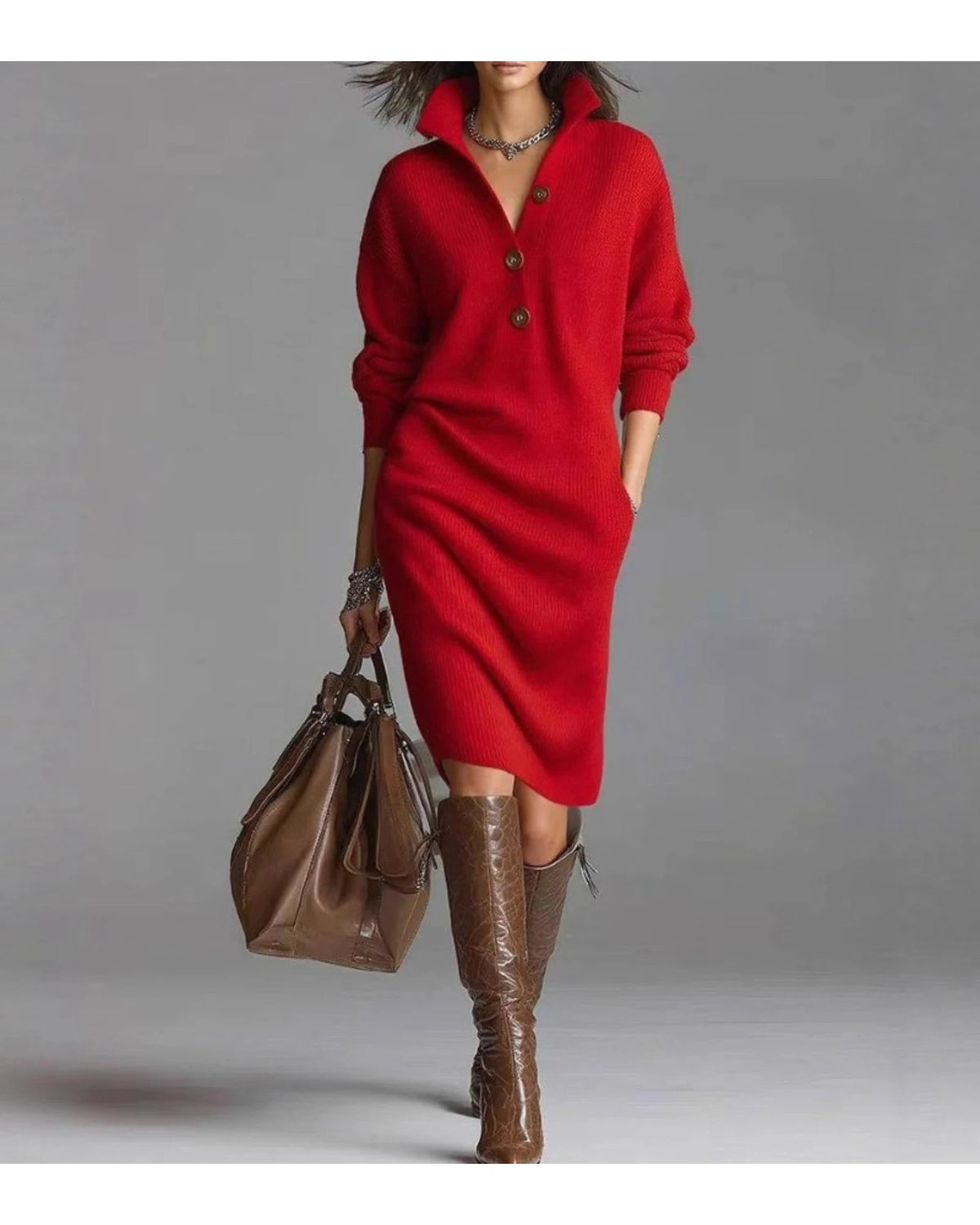 Lifestyle Vestido de punto liso