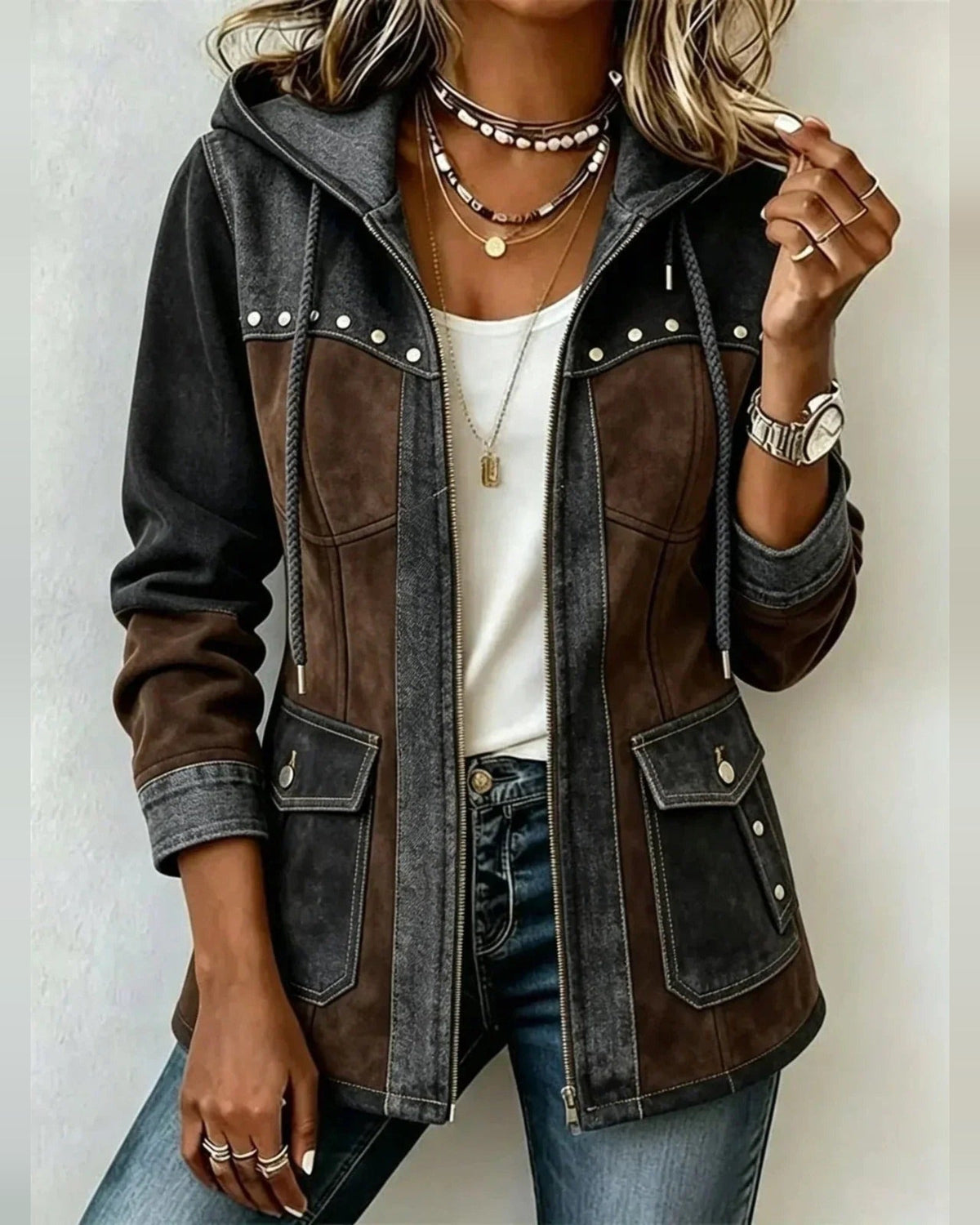 Lifestyle Chaqueta bicolor