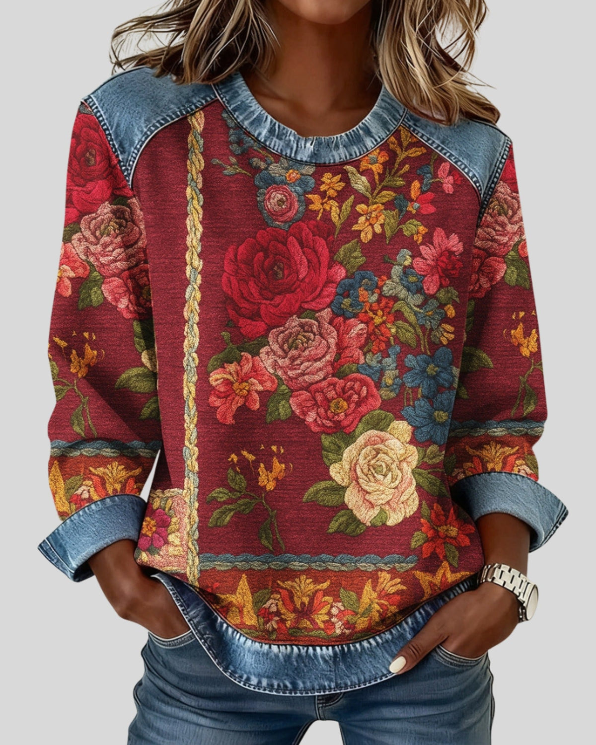 Lifestyle Sudadera floral