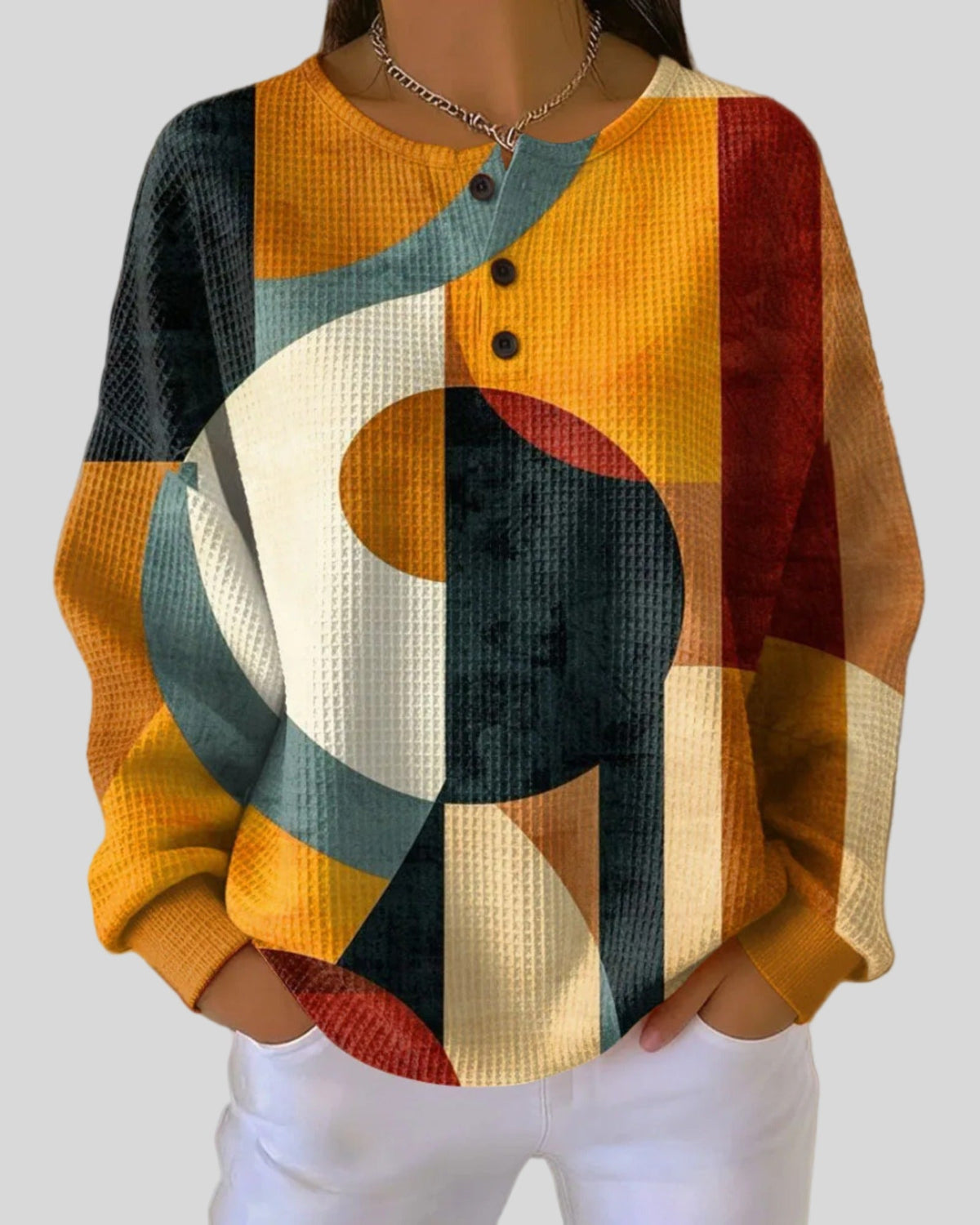 Lifestyle Sudadera geométrica