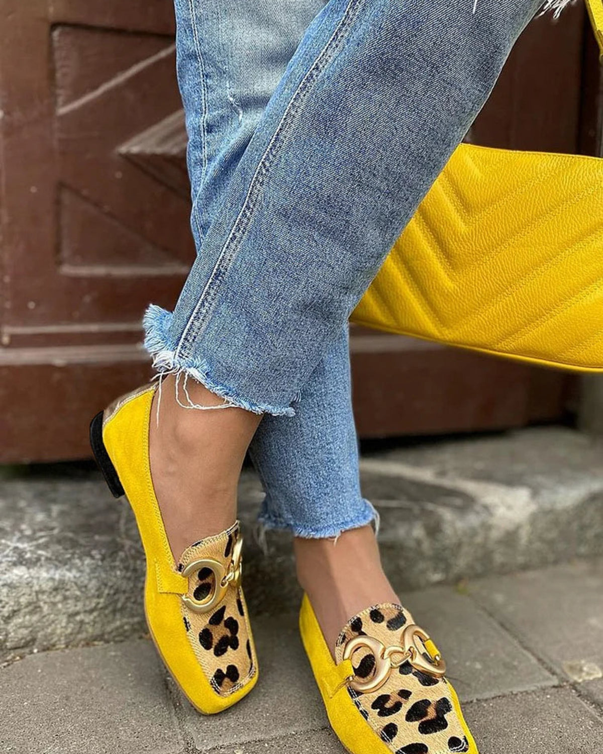 Calzado Mocasín animal print