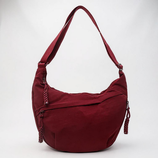 Carlota | Bolso de hombro burdeos