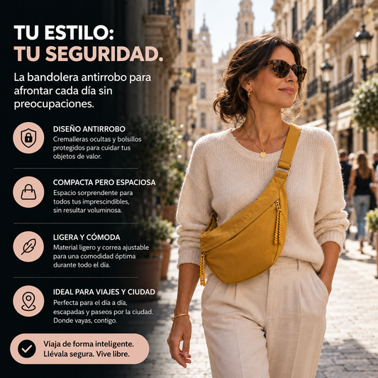Inés | Bolso de hombro ocre