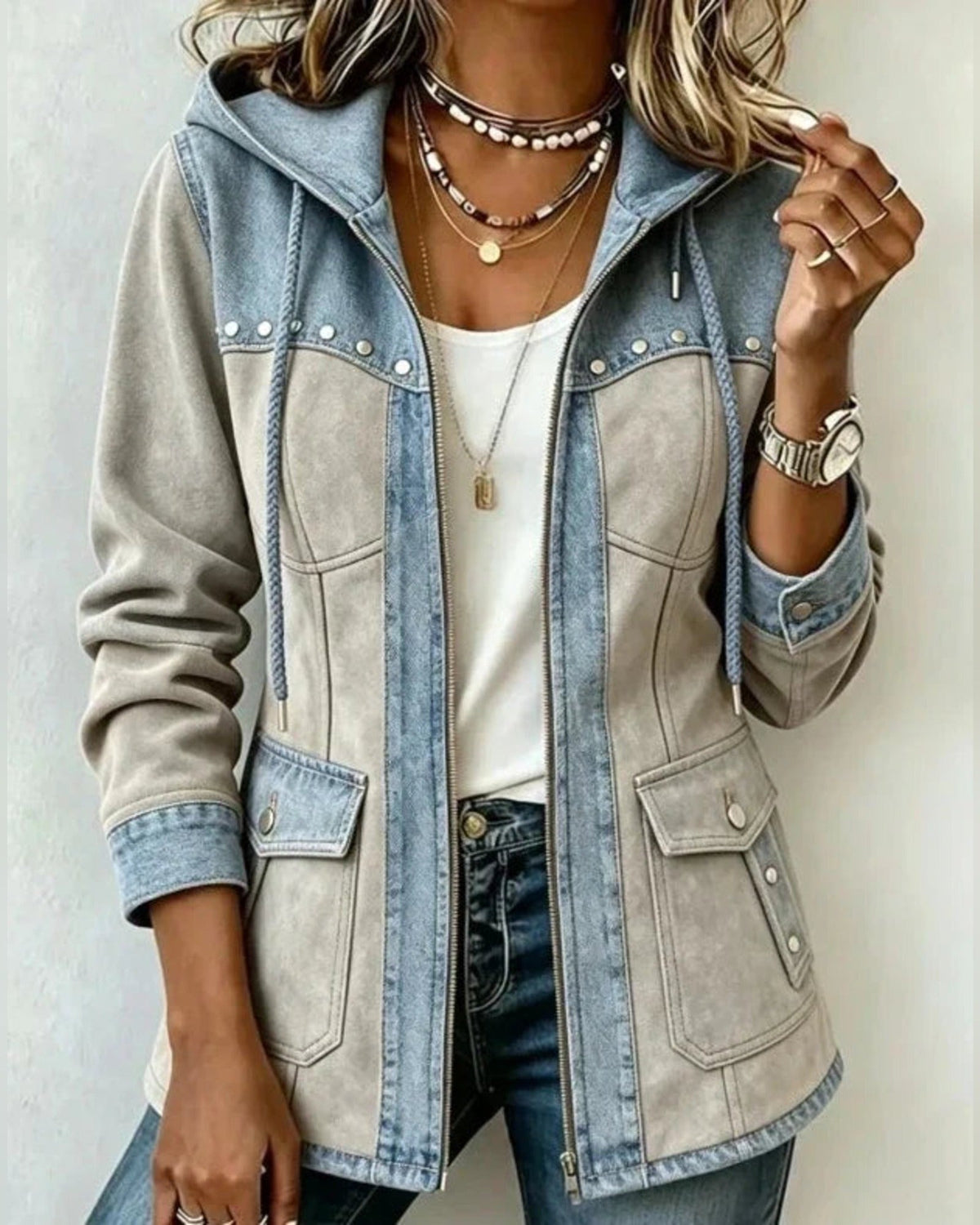 Lifestyle Chaqueta bicolor