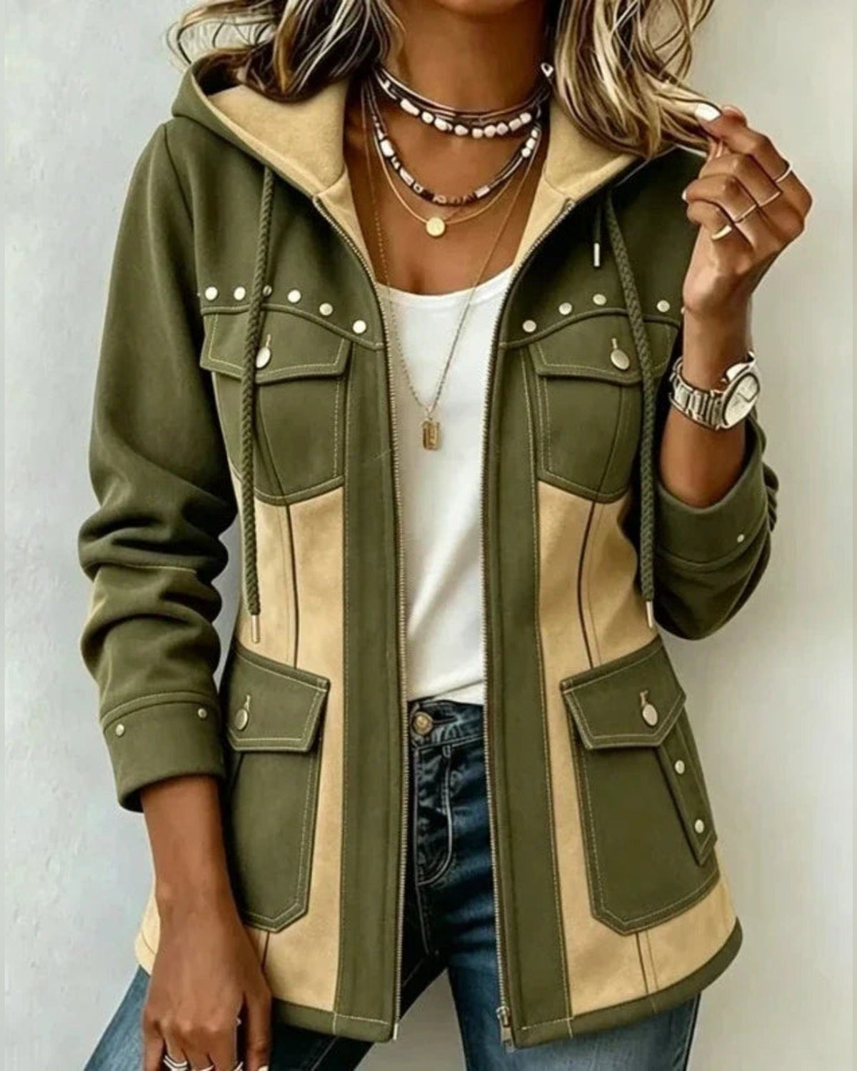 Lifestyle Chaqueta bicolor