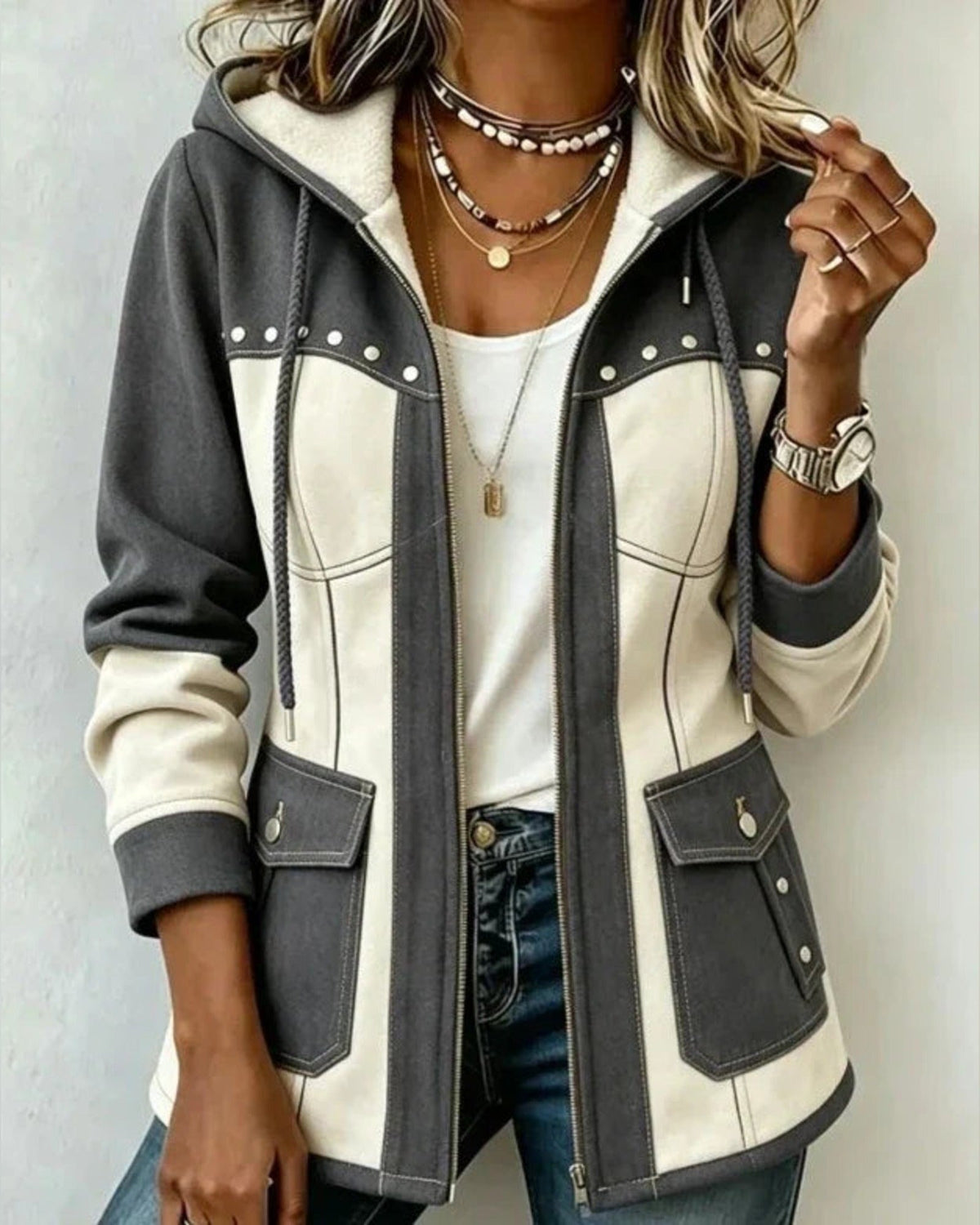 Lifestyle Chaqueta bicolor