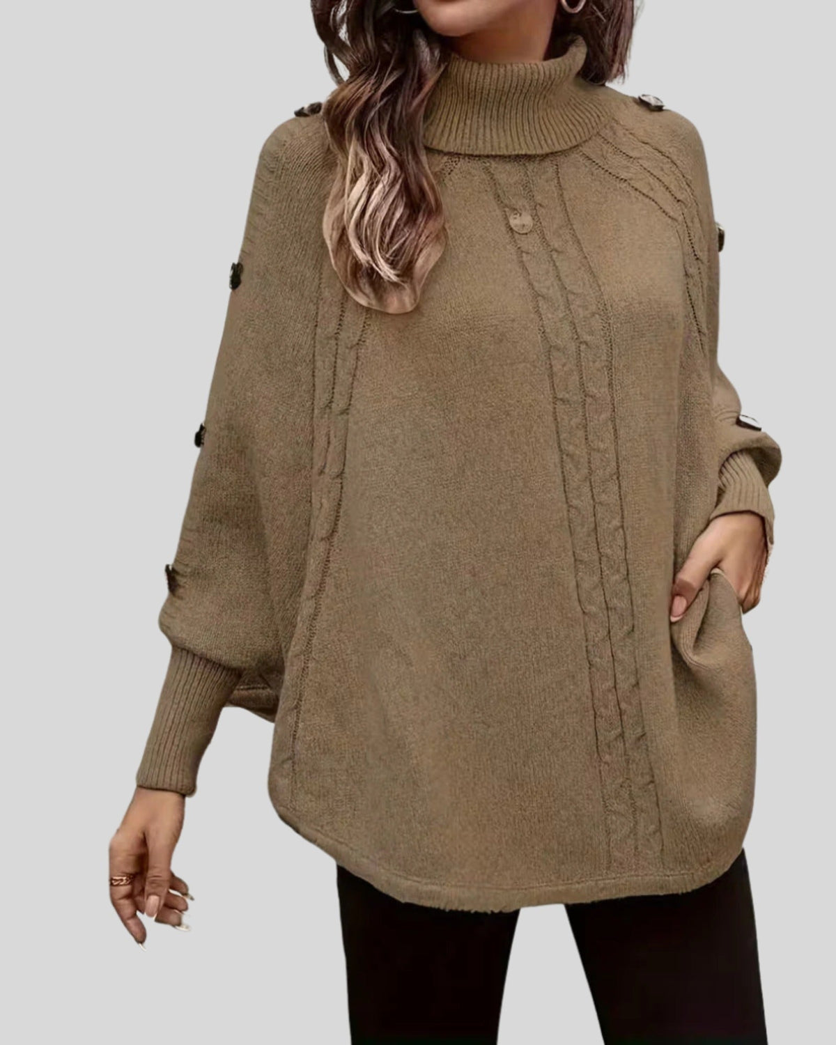 Lifestyle Jersey de ochos con cuello alto