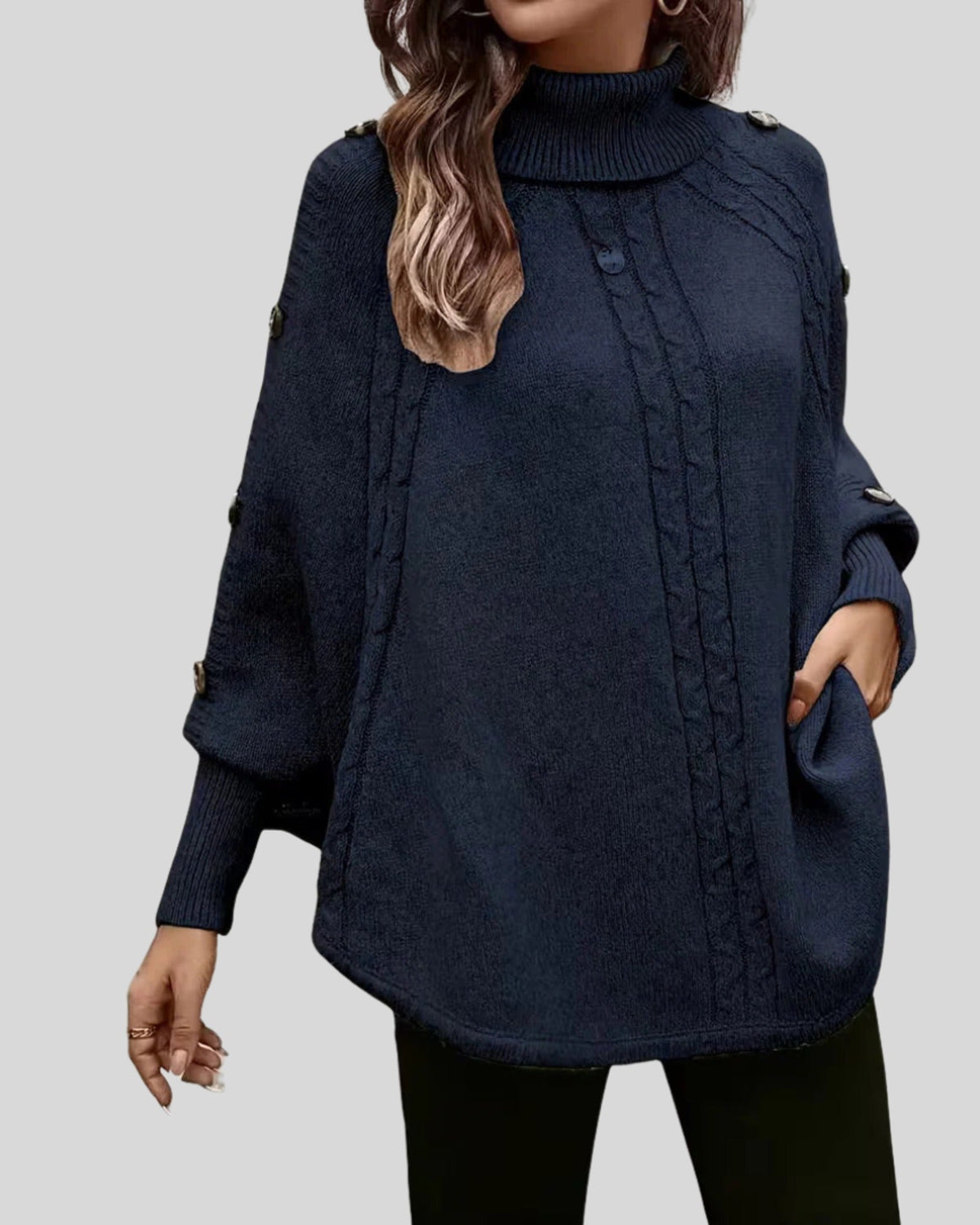 Lifestyle Jersey de ochos con cuello alto