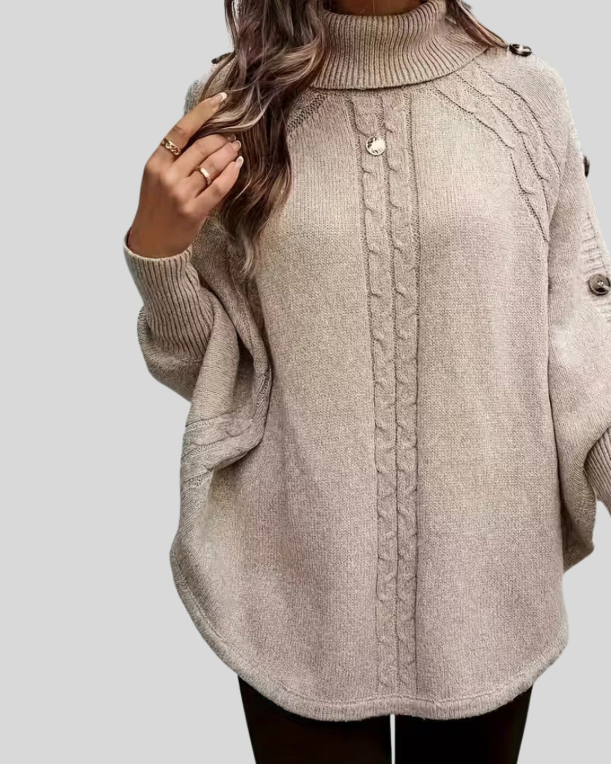 Lifestyle Jersey de ochos con cuello alto