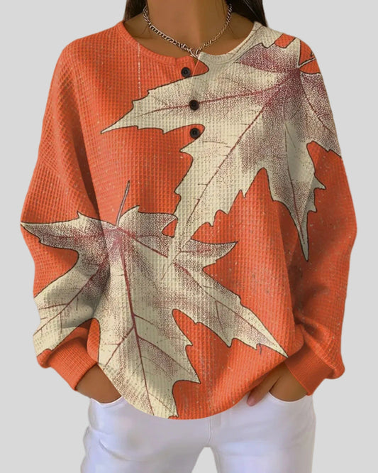 Lifestyle Sudadera de hojas