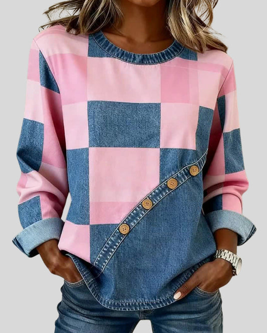 Lifestyle Sudadera patchwork arty