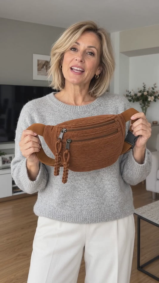 Martina | Bolso de hombro de pana
