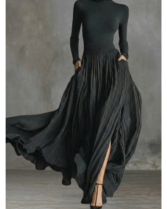 Lifestyle Vestido maxi de talle alto