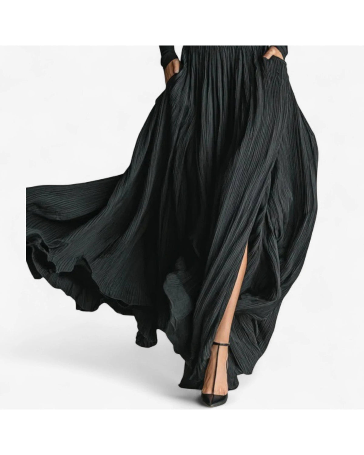 Lifestyle Vestido maxi de talle alto
