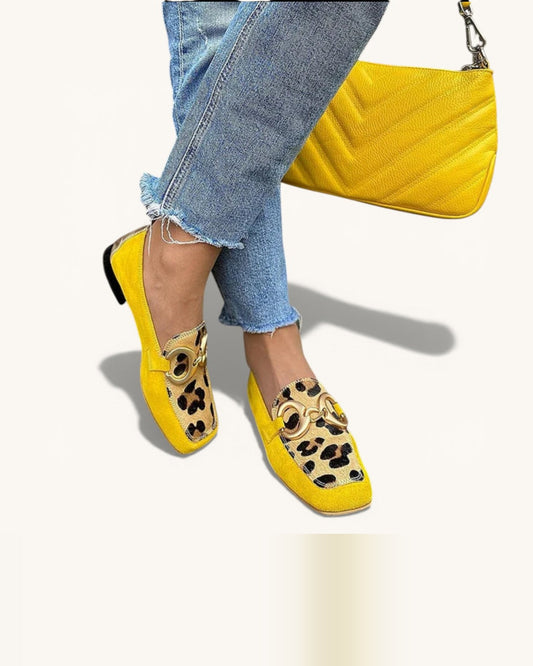 Calzado Mocasín animal print