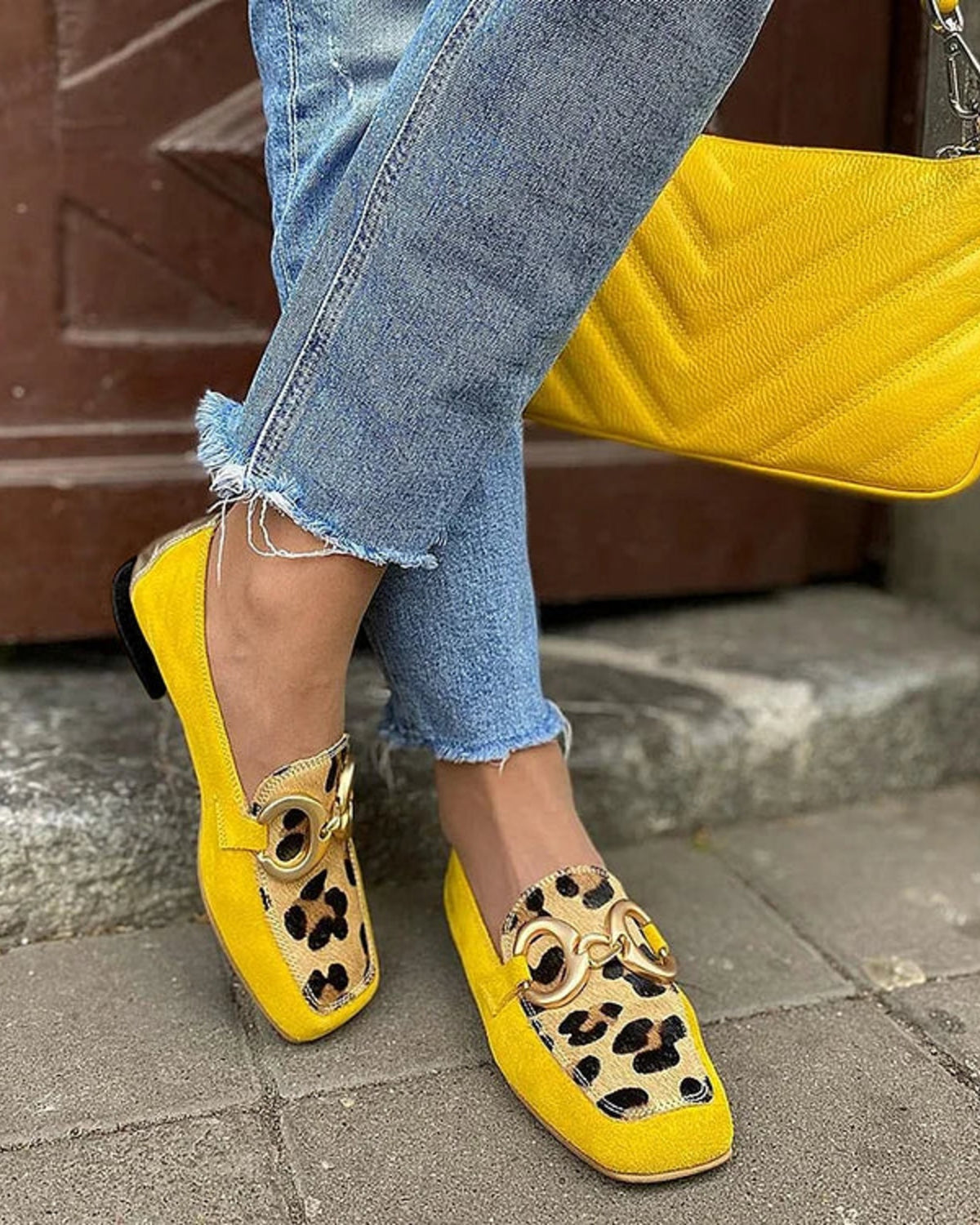 Calzado Mocasín animal print