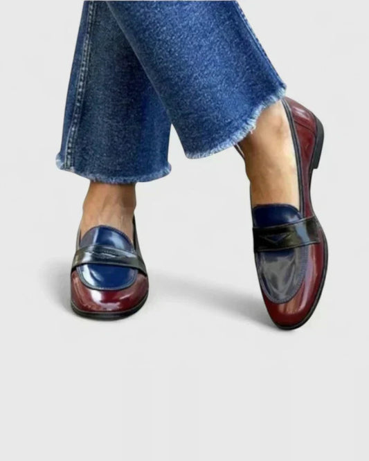Calzado Mocasín bicolor