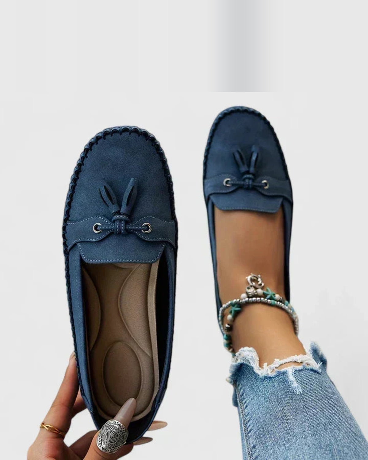 Calzado Mocasín con lazo