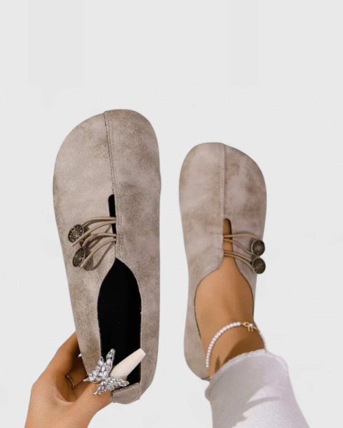 Calzado Mocasín clásico neutro
