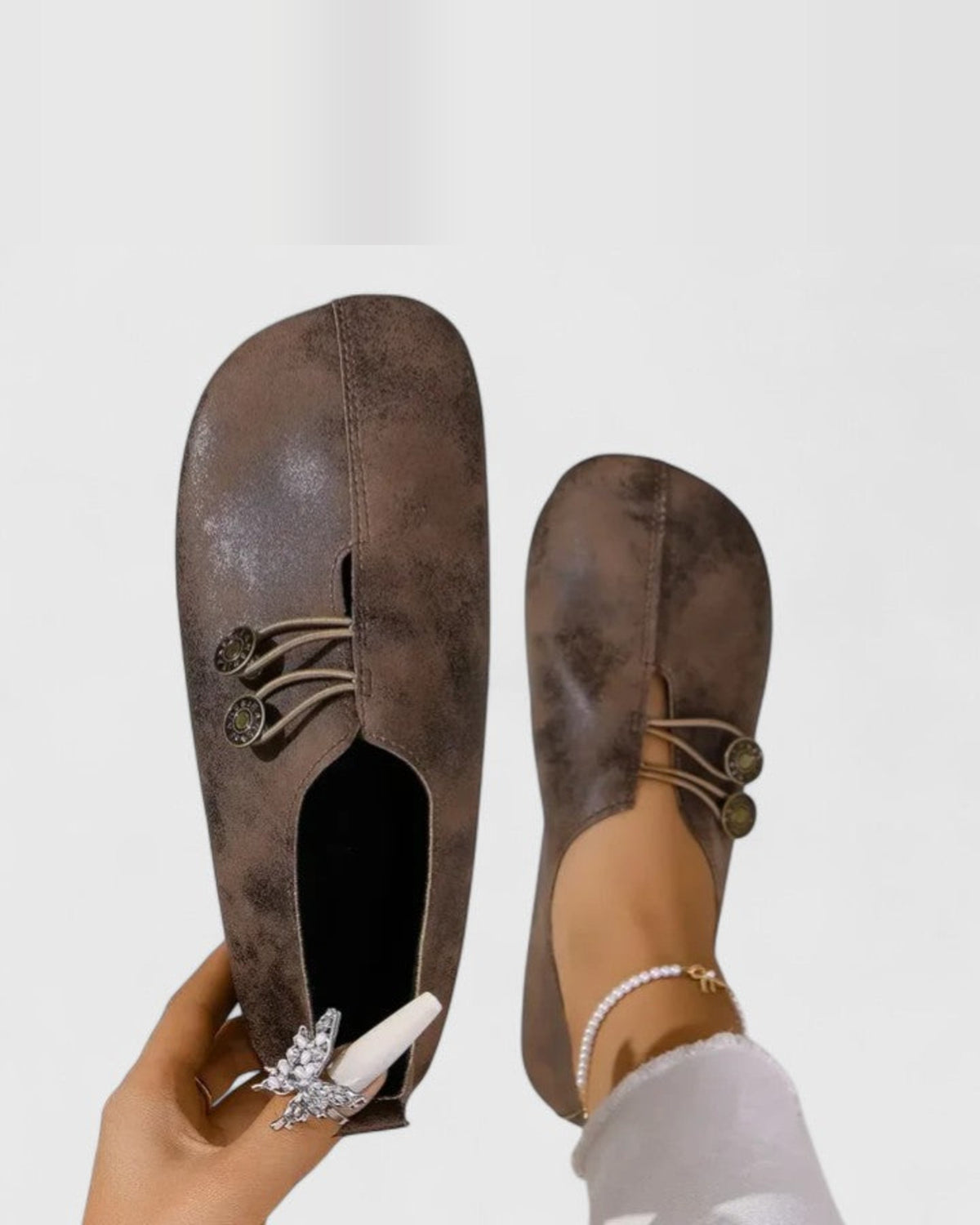 Calzado Mocasín clásico neutro